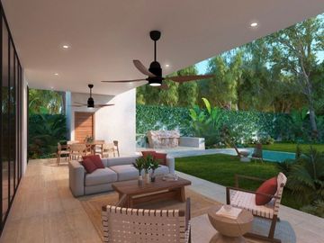 Casa Equipada de 1 piso en venta en Merida en privada Dzidzil Ha