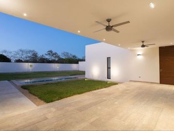Casa Equipada de 1 piso en venta en Merida en privada Dzidzil Ha