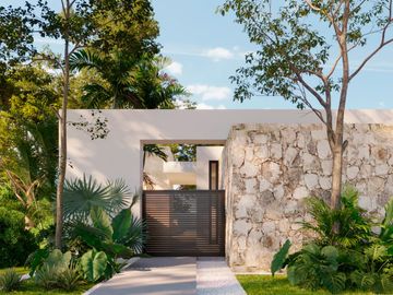 Casa Equipada de 1 piso en venta en Merida en privada Dzidzil Ha