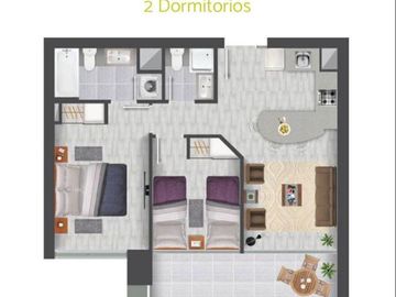 Departamento en Venta en Las Cinerarias - Bosques de Montemar