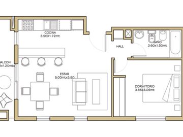 Departamento en alquiler en Ituzaingo Sur