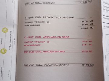Casa, quincho y monoambiente, Las Paredes S Rafael