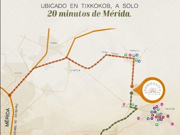 HORIZONTES TIXKOKOB Terreno residencial en venta en Pueblo Euan
