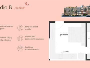 DEPARTAMENTO EN VENTA EN TEMOZON MÉRIDA