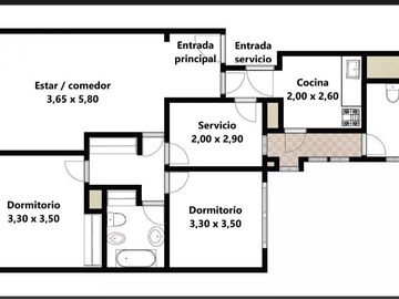 Departamento en venta, Barrio Norte, Palermo, 3 ambientes con baulera
