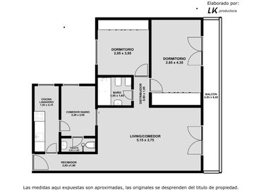 Departamento en Venta de 3 ambientes con balcon en Recoleta