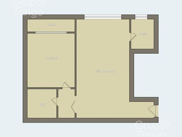 Venta Departamento Dos Ambientes Caballito Balcon Frente Terraza