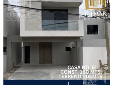 Casas Nuevas en Venta, col. Ampliación Unidad Nacional