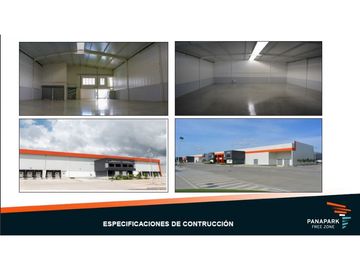Ventas de galpones industriales y bodegas en Panapark Free Zone