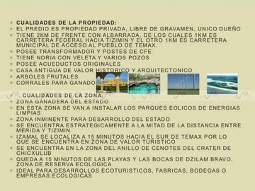 Terreno Para Desarrollar En Venta En Temax, Temax, Yucatán