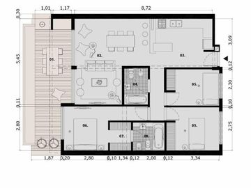 Hermoso Departamento de 4 Amb  a estrenar de Gran Categoría