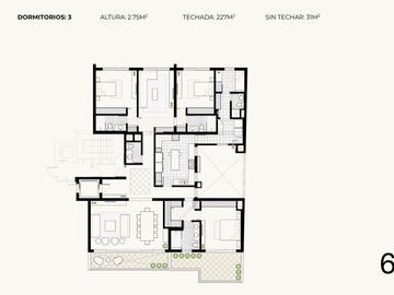 DEPARTAMENTO EN VENTA PROYECTO CON VISTA A PARQUE EN SAN ISIDRO FLAT TERRAZA