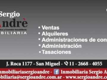 Casa 3 ambientes en Hurlingham
