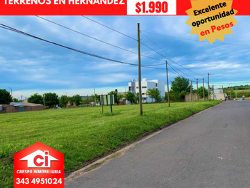Terrenos en HernÃ¡ndez