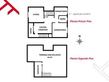 Departamento de 2 dormitorios en Arroyito