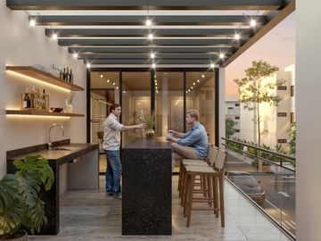 Departamento de una habitacion en Chuburna de Hidalgo en venta