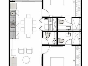 casas en venta en merida, nuevas con piscina, Privada Dzitya - 3 habitaciones