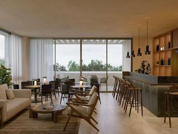 Departamento en preventa en av residencial de Conkal, entrega  julio 2025