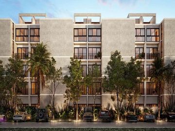 Departamento en preventa en av residencial de Conkal, entrega  julio 2025