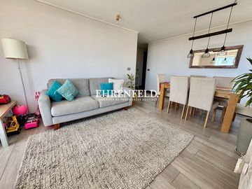 Pinares de Montemar, Concón. Venta departamento 3 dormitorios con gran vista.