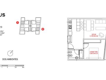 Venta 3 ambientes en piso alto. Domus Parque. Multiamenities. Gran parque