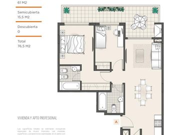 Venta - 3 Ambientes C/balcón terraza - Pozo - Villa Crespo