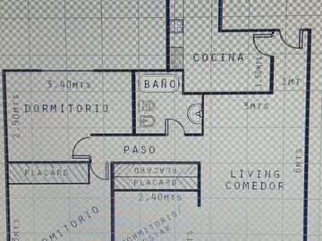 DEPARTAMENTO 4 AMBIENTES CON BALCÓN EN BARRACAS
