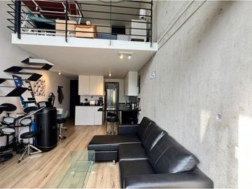 Loft Providencia. 1D+1B+E+B. Metro  P. de Valdivia