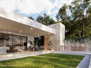 Casa de un piso en venta en privada Dzidzil-ha