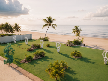 Terrenos FRENTE al Mar Caribe en Puerto Morelos de 277 m2, Oportunidad Única!