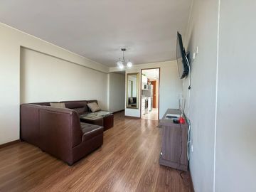 DEPARTAMENTO EN VALLE HERMOSO SEMI NUEVO DE 3 HABITACIONES Y DOBLE COCHERA