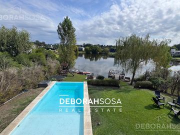 Casa en Venta 6 Ambientes al Lago con Pileta y Muelle - Zona Norte Escobar El Cantón