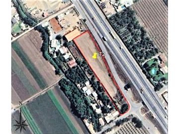 Venta de sitio en área  industrial, de 5.000 m2., en Hijuelas.