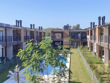 Departamento 2 ambientes en ALQUILER  PB con jardin  ALTOS DE PILAR