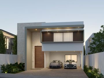 Casa de 4 recámaras en venta dentro de privada en Xcanatún