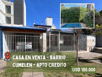 VENTA CASA DE TRES DORMITORIOS, MAS ESTUDIO NQN