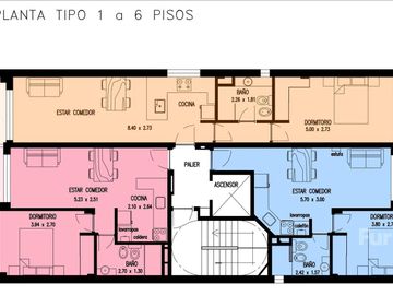 Venta departamento de 1 dormitorio con balcón a estrenar en zona río