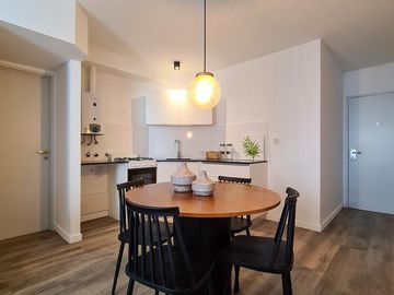 Venta departamento de 1 dormitorio con balcón a estrenar en zona río
