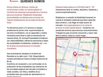 Excelente Terreno en Villa Urquiza- Lideres en Terrenos