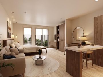 ESTUDIO CON TERRAZA EN VENTA.PLAYA DEL CARMEN. PREVENTA