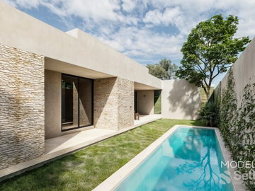 CASA VENTA MÉRIDA, 22 RESIDENCIAS EN BELLAVISTA, UNA PLANTA, MODELO C, DZITYÁ.