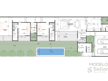 CASA VENTA MÉRIDA, 22 RESIDENCIAS EN BELLAVISTA, UNA PLANTA, MODELO C, DZITYÁ.