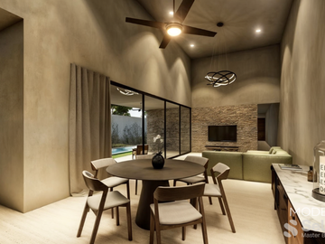 CASA VENTA MÉRIDA, 22 RESIDENCIAS EN BELLAVISTA, UNA PLANTA, MODELO C, DZITYÁ.