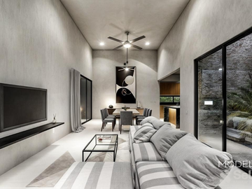 CASA VENTA MÉRIDA, 22 RESIDENCIAS EN BELLAVISTA, UNA PLANTA, MODELO B, DZITYÁ.