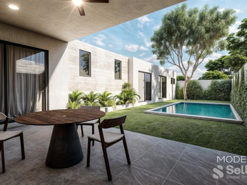CASA VENTA MÉRIDA, 22 RESIDENCIAS EN BELLAVISTA, UNA PLANTA, MODELO B, DZITYÁ.