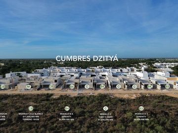 CASA EN VENTA UNA PLANTA, SERENITY CON 4 RECÁMARAS Y ALBERCA, MÉRIDA, DZITYÁ