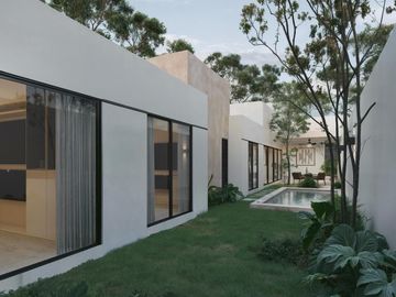 CASA VENTA MÉRIDA, 3 HABITACIONES, MODELO ARENA PRIVADA ADANA, XCANATÚN.