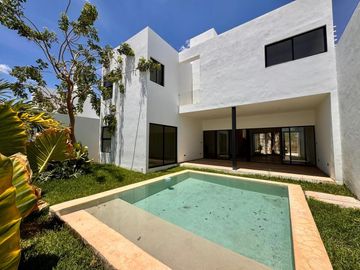 CASA VENTA MÉRIDA, CASA LÚA, EQUIPADA, ZONA NORTE, 4 HABITS, ESTRENA, DZITYÁ