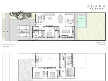 CASA VENTA MÉRIDA, 4 HABITACIONES, MODELO B PRIVADA ADANA, XCANATÚN. AMENIDADES.