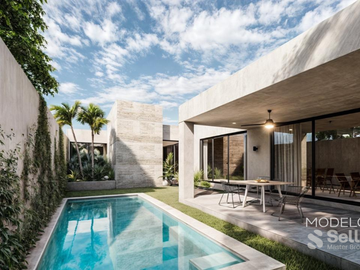 CASA VENTA MÉRIDA, 22 RESIDENCIAS EN BELLAVISTA, UNA PLANTA, MODELO A, DZITYÁ.